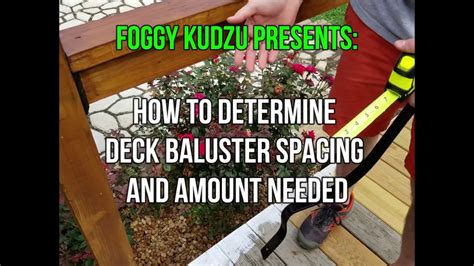 The latest ones are on dec 03, 2020 12 new deck railing spindle spacing code results have been found in the last 90 days, which. How To Easily Determine Deck Baluster Spacing and Amount of Balusters Needed - YouTube