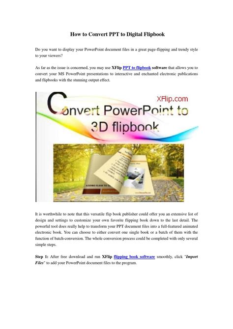 How to convert ppt to digital flipbook by merry flip - Issuu