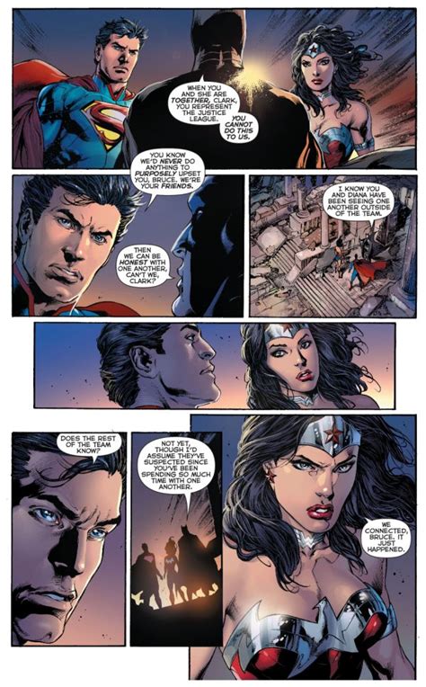 Batman Talks To Superman And Wonder Woman About Their Relationship