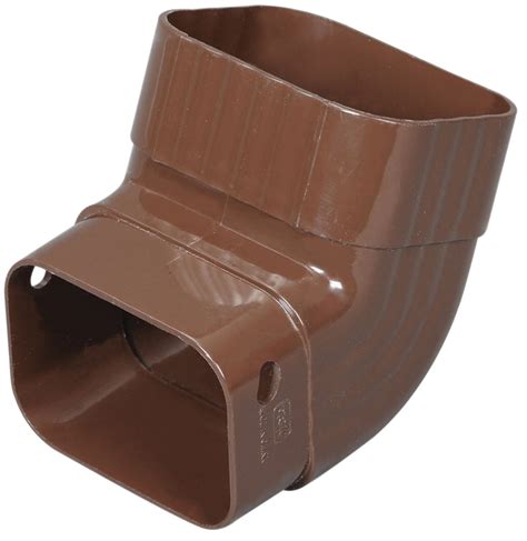 Buy Amerimax Vinyl Front Downspout Elbow Brown