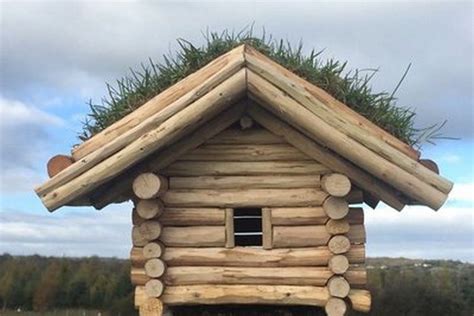 Make A Log Cabin Birdhouse And Attract Wildlife To Your Garden