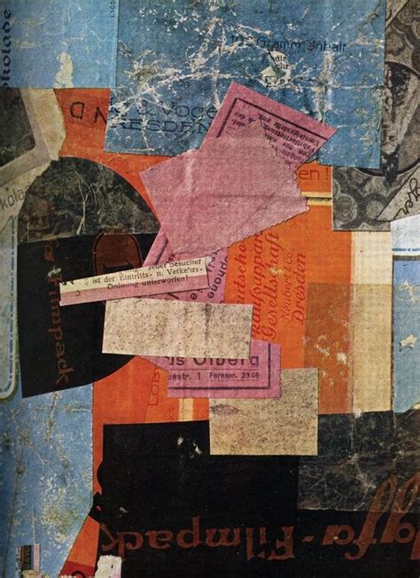 Cave To Canvas Kurt Schwitters Art Movement Collage Art