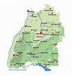 Flüsse Karte Baden-württemberg