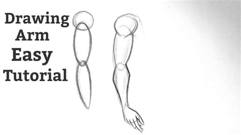 How To Draw Arms And Hands Drawing Step By Step Tutorial Basic Pencil
