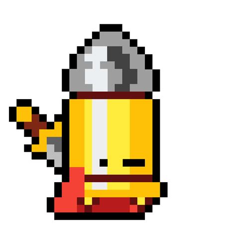 Pixilart The Bullet From Enter The Gungeon By Theaxolotl69