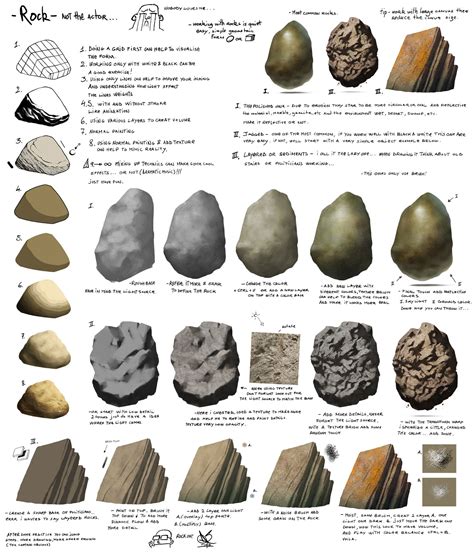 How To Draw Rocks At How To Draw