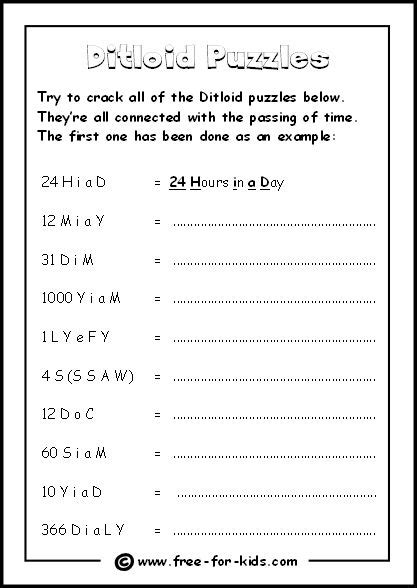 These workbooks are perfect for each children and adults to utilize. Brain Teasers For Kids With Answers | Brain teasers for ...