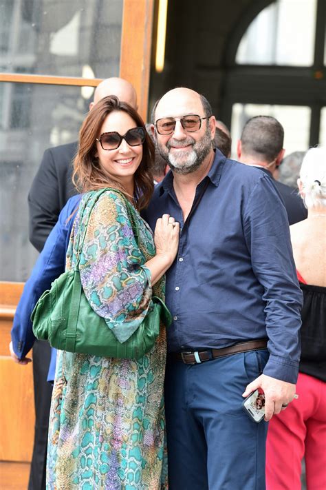 Photo Kad Merad Et Sa Femme Julia Vignali Mariage De Claude Lelouch La Mairie Du Me