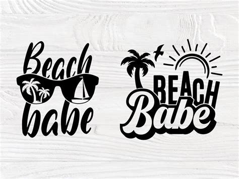 Beach Babe Svg Summer Sign Vacation Svg Shirts So Fontsy