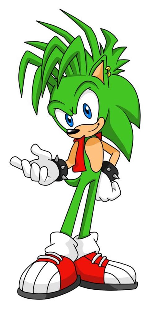 Manic The Hedgehog As If He Were Redesigned For Sonic Adventure
