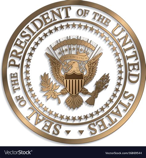 President Of The United States Logo United States Seal President 3d