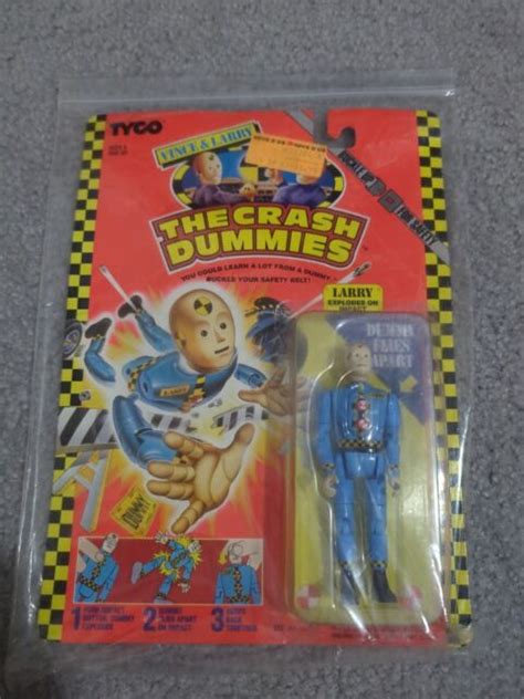 1991 TYCO Incredible Crash Test Dummies Larry Action Figure For Sale
