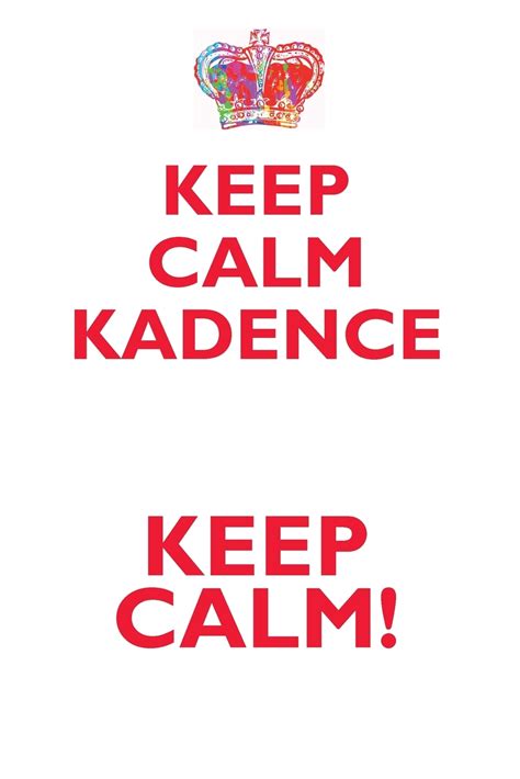 Keep Calm Kadence Affirmations Workbook Positive Affirmations Workbook