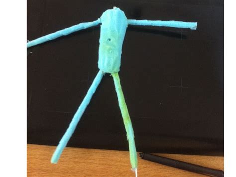 Puppet Armature Made From A Wire Skeleton With Reinforced