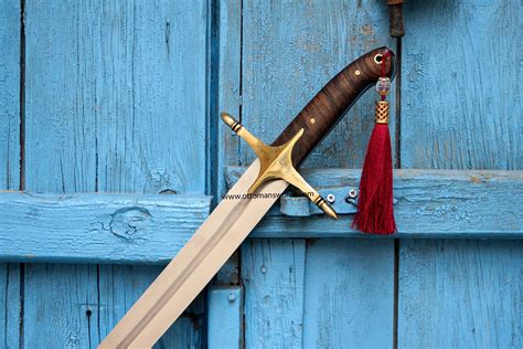 Kilij Sword Battle Ready Sword Rumis Style Handle Full Tang Etsy