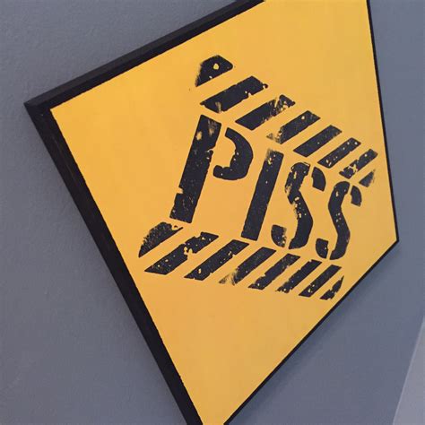 Piss Wooden Panel Sign Golden Showers Watersports Piss Play The Smut Shoppe