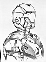 Iron Man Pencil | Sketches, Drawings, Quick sketch