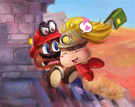 Cappy Mario Goomba Goombella Mario Mario Series Nintendo Paper Mario Paper Mario The