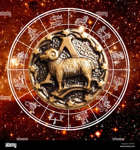 Astrology Sign Aries Stock Photo Alamy