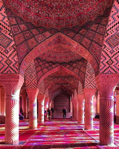 The Nasir Al Mulk Mosque In Shiraz One Of Irans Oldest Cities Is