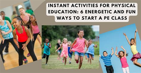 Instant Activities For Elementary Pe 5 Energetic Pe Instant Activities