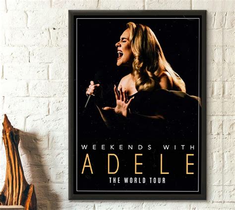 Adele Weekends With Adele The World Tour 2023 2024 Poster By2 Namn