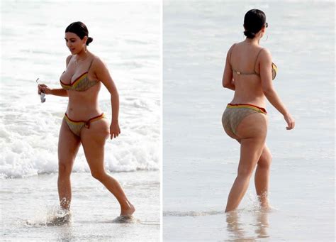 Kim Kardashian Says Those Cellulite Bikini Shots Were Photoshopped