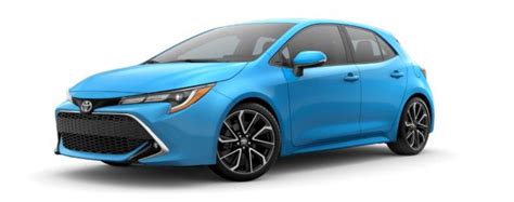 Toyota Corolla Hatchback Colors Select Your Color For Toyota Corolla