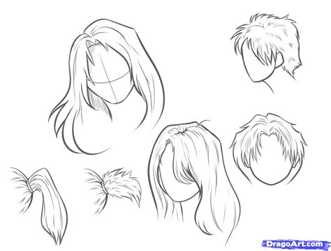 How To Draw Hair Step By Step Hair People Free Online Drawing Tutorial Added By Dawn