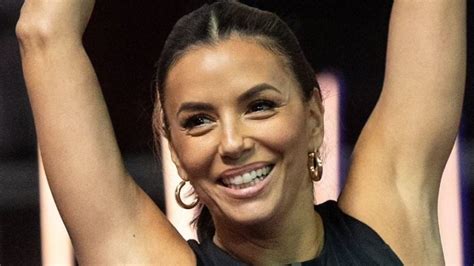Eva Longoria Shows Off Her Very Toned Physique In A Tight Black Look