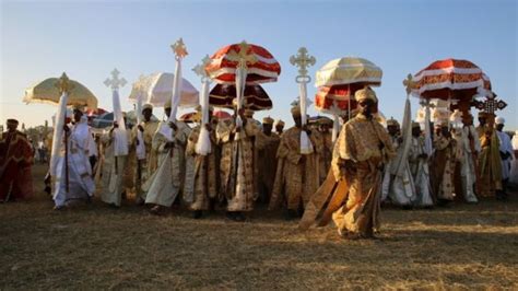 In Pictures Ethiopians Celebrate The Festival Of Timket Bbc News