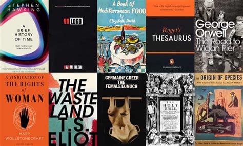 Composite For The 100 Best Nonfiction Books Of All Time List Top Ten