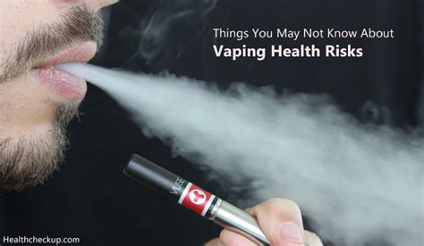 5 Things You May Not Know About Vaping Health Risks