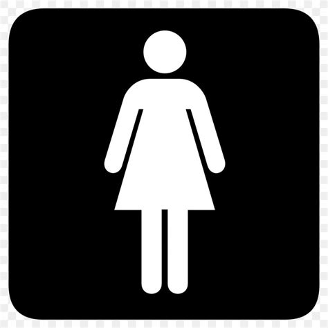Female Symbol Clip Art Png X Px Female Area Bathroom Black Black And White