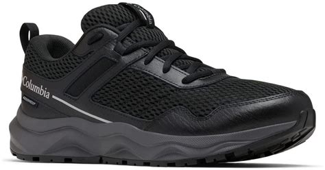 Columbia Rubber Plateau Waterproof Walking Shoe In Black For Men Lyst
