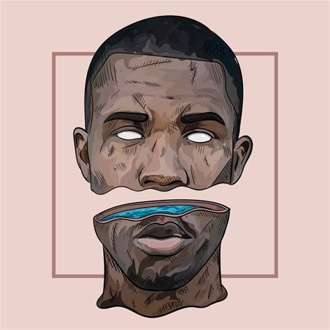 Frank ocean poster blond, moto blond album cover music poster, channel, blonde, aesthetic ikjhg frank ocean sunset blonded poster decorative painting canvas wall art living room. Frank Ocean Illustration | Ocean artwork, Ocean drawing ...