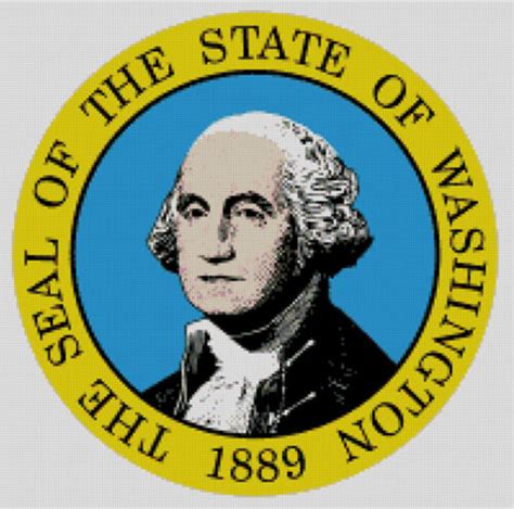 Seal of the State of Washington | Washington state flag, Washington ...