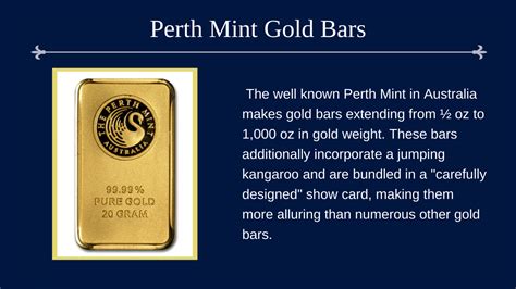 Perth Mint Gold Bars