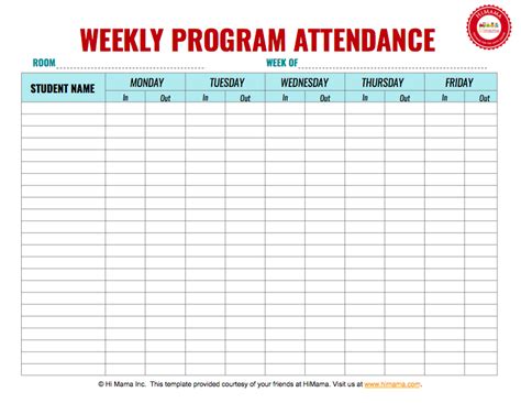 These excel monthly budget templates can be used by everyone as each person has their own finances to handle and working on a budget can be beneficial for all. Daycare Sign In Sheet - Attendance Sheet Templates ...