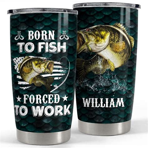 Personalized Fishing Tumbler With Customize With Name Sandjest