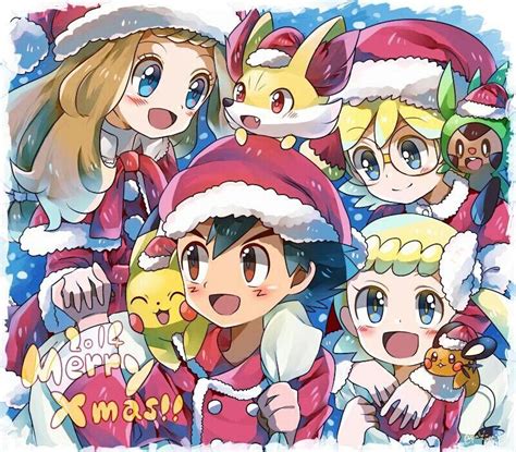 Ash Ketchum And Pikachu With Their Kalos Friends ♡ Amourshipping ♡ I Give Good Credit