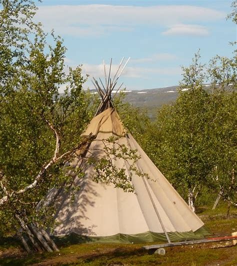 The Saami Samisk Sámi Lavvu Tents Gamme Turf Huts Kåter