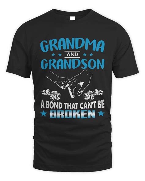T Tshirt Grandma And Grandson A Bond That Cant Be Broken