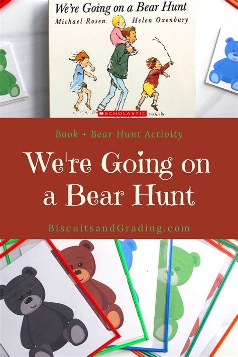 Were Going On A Bear Hunt Book And Bear Match Toddler Books And Crafts