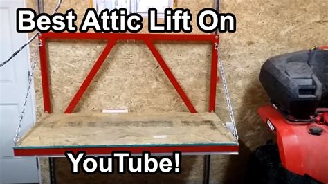 Garage Attic Lift Construction Youtube