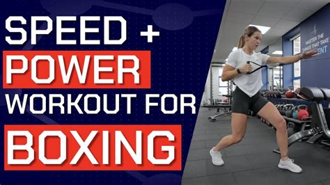 Full Speed And Power Workout For Boxing Youtube