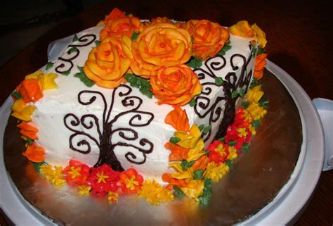 Autumn Rose Cake