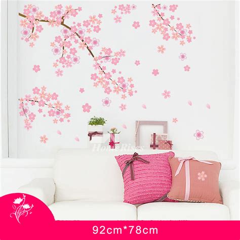 Shop for cherry blossom decor online at target. Cherry Blossom Wall Stickers Home Decor Self Adhesive Romantic