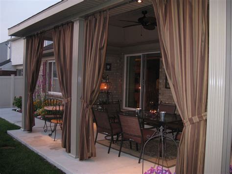 Custom Outdoor Curtains Cushion Sourceca Outdoor Drapes Patio
