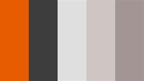 Orange Strikes Grey Color Palette Grey Color Palette Color Schemes